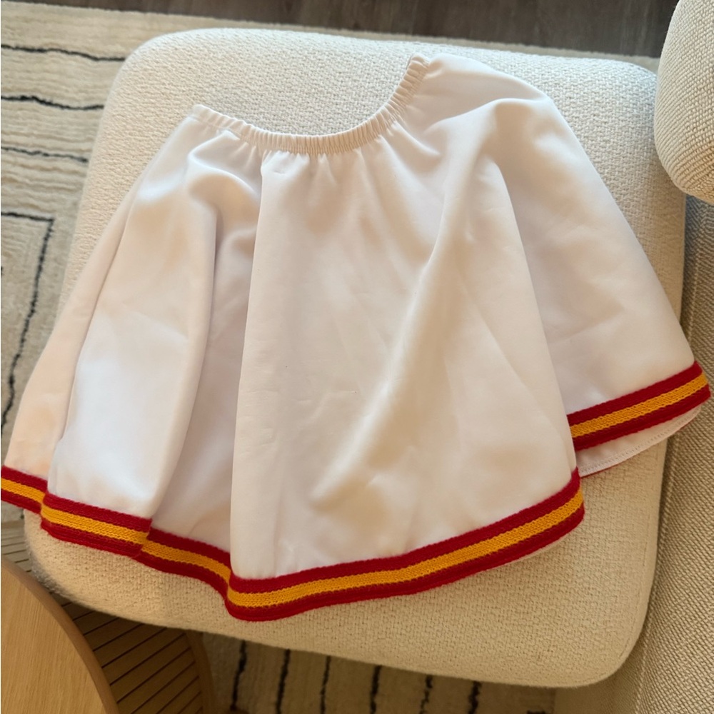 Hype & Vice USC White Gameday Skirt